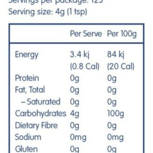 Naturally Sweet Erythritol 500g Pouch