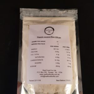 Organic Coconut Flour 250 gm