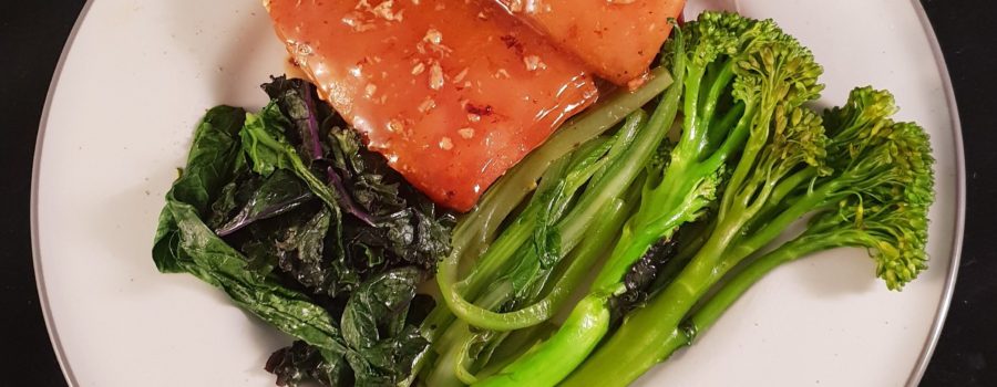 Sous Vide Pork Belly with Greens